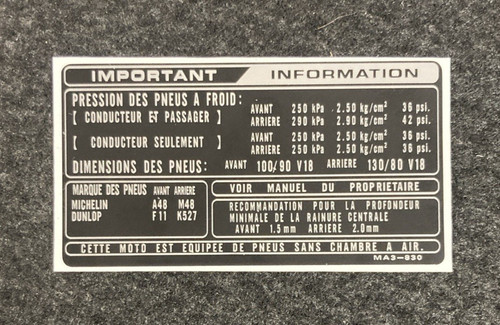 Reproduction french tyre - reproduction,