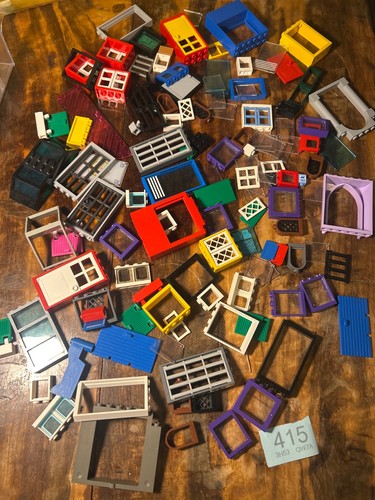 Large selection lego door - selection,