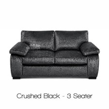 Amalfi Crushed Velvet Sofa Set