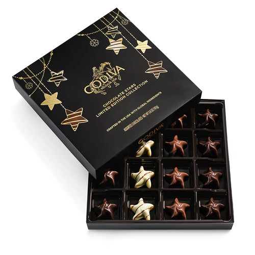 Godiva stars chocolate candies - stars,