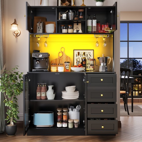 Black farmhouse kitchen - black,