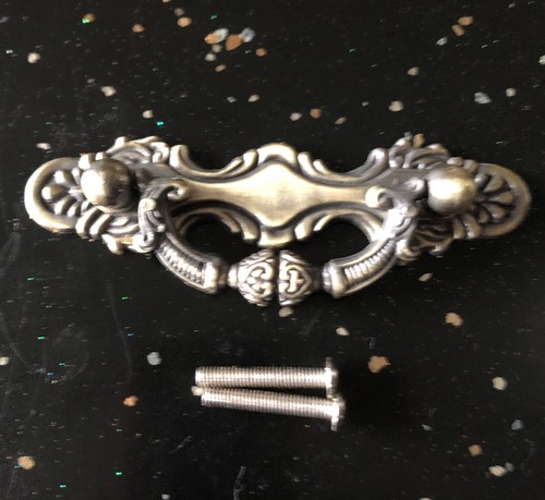 Antique brass drop front - drop,