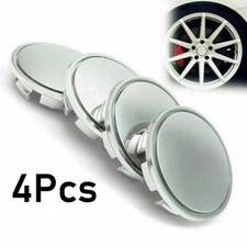 FIT AUDI 4X 65MM CHROME ABS PLASTIC CAR WHEEL CENTER RIM HUB COVER CAPS BLANK