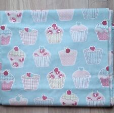 Mint Cupcake Cotton Fabric