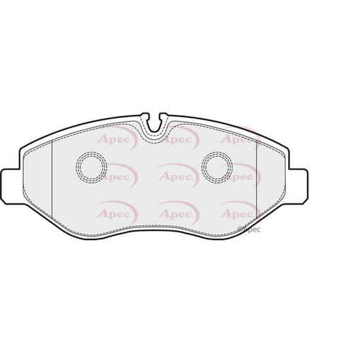 Brake pads set for mercedes - set,