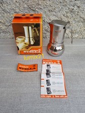 Stella San Francisco 6 - 3 Cups 18/10 Stainless Steel Coffee Maker NEW