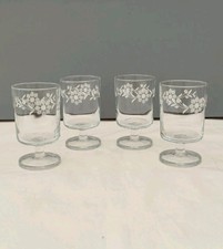Vintage French Glasses x 4