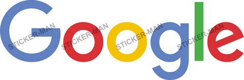 Google sticker car van - sticker,