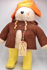 Vintage 1970s Gabrielle Designs Paddington Bear 50cm – Original Clothes, Dunlop