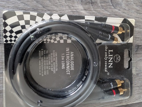 Linn black rca interconnects - black,