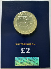 2019 350th Anniversary of Samuel Pepys Diary £2 coin BU in Change Checker card.