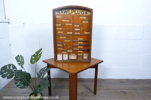 Rawl plug 1950 shop display - rawl, 1950's