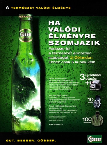 Gosser beer rare out of - rare,