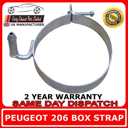 Peugeot 206 rear silencer - rear,