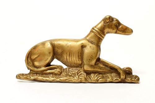 Vintage cast brass - cast,