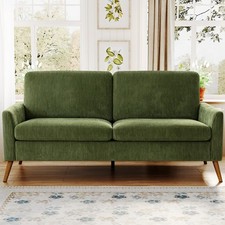 68" Loveseat Sofa, Comfy Green