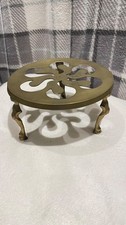 Vintage Solid Brass Trivet