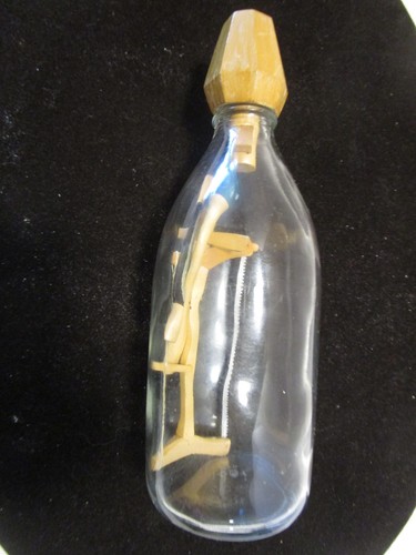 Antique folk art - folk, bottle