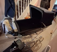 Marmet Vintage Coach Built Pram /60s Navy Blue