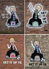 Banksy Style Rude Oor Wullie