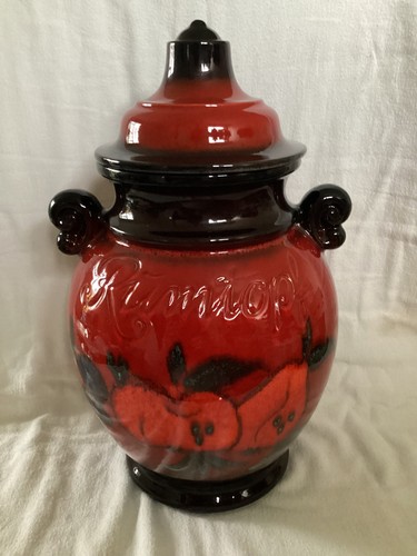 Dark red rumtopf rum - red,
