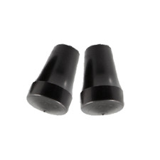 FOR VESPA LML PX 125 150 200 GTR BLACK RUBBER STAND FEET PAIR - TOP QUALITY
