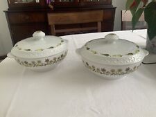 Alfred Meakin Ironstone ‘Meadow Sweet’  Lidded Vegetable Serving Dishes