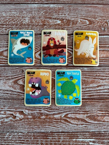 Bear yoyo animals card - animals, set