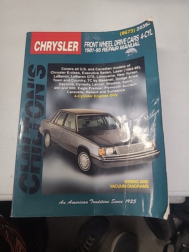 Chilton chrysler front - chilton, wheel