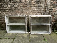 Reclaimed Timber Sash Windows Set Of five pairs approx 105x92cm