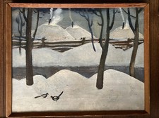 Winter Yurts Signed Original