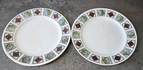 Vintage midcentury plates - 2,