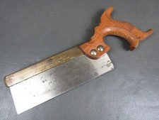 8" brass backed dovetail tenon