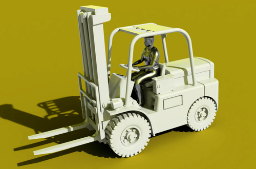 Hyster diesel forklift - forklift,