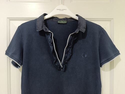 Fred perry logo neck polo - fred, v-neck