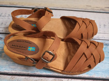 Moheda Klara Clogs 42 UK 8 Tan