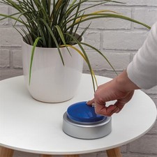 Talking Button Voice Clock & Alarm. Blind, Partially Sighted Visually Impaired