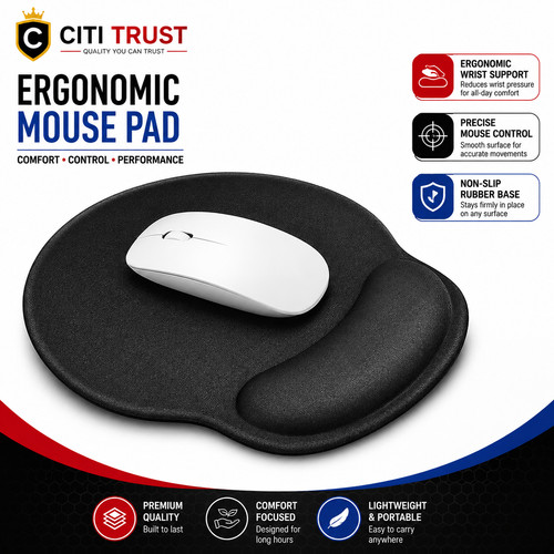 Anti slip mouse pad ergonomic - mouse,