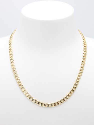 Gold curb link chain - chain, 9ct