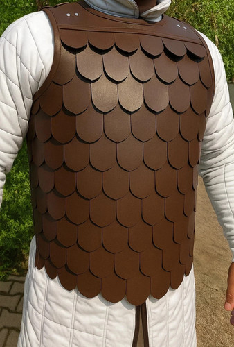 Medieval leather scale armor - medieval,