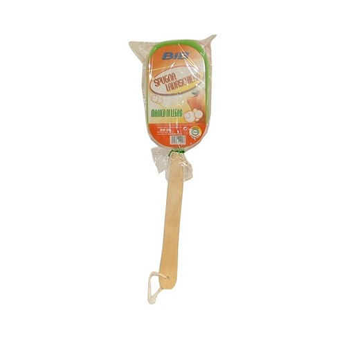 Wooden back scrubber bib - wooden,