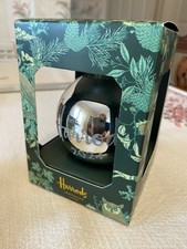 HARRODS 2024  CHRISTMAS  BAUBLE SILVER  NEW UNOPENED