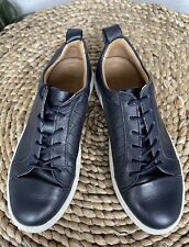 Whistles navy leather lace up
