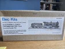 Bec Kit OO Gauge LSWR 4-4-0 Tender Loco With Wheels