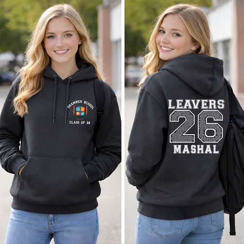 Personalised leavers hoodie - personalised,
