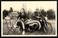 Photo Postcard Motorcycle