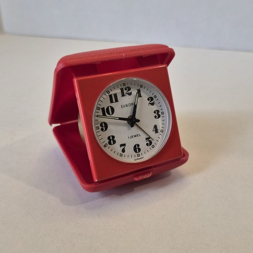 Vintage travel alarm clock - travel,