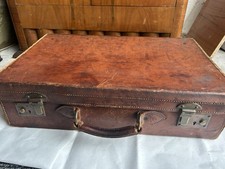Vintage Leather Suitcase By