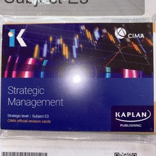 E3 Strategic Management - CIMA