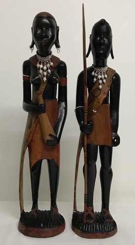 Kenya carved figures male - kenya, and